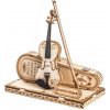 Robotime Rokr 3D dřevěné puzzle Houslové Capriccio 82 ks