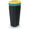 Compacta Q Drop Set Kôš odpadkový čierny 3 x 25 l
