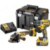 DeWALT DCK2020P2T – AKU kombinovaná súprava 18V, 2×AKU 5,0Ah,nabíjačka DCB115, TSTAK™ kufor (DCD791, DCG405