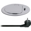 Solight Zásuvka kancelárska 2m/1zás+1xUSBC 20W SOLIGHT PP122C-PD20 stierorná