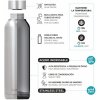 QUOKKA Nerezová fľaša / termoska SLEEK ZIRCON 0,63 l