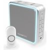 Honeywell DC915N bezdrôtový zvonček Series 9, 200 m, 8 melódií, prenosná základňa, 2× tlačidlo