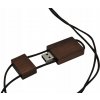 DARČEK USB kľúč NÁHRDELNÍK Drevený so šnúrkou 64 GB USB 3.0