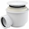 Alcadrain Sifón pre sprchové vaničky s odtokovým otvorom 60 mm, biely A47B-60