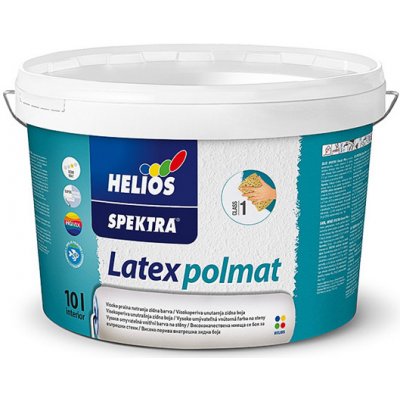 HELIOS SPEKTRA Latex - polomatná latexová farba 10 l báza - biela
