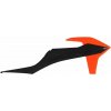 RTECH spojlery chladiča KTM, RTECH (oranžovo-čierne, pár)