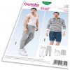 Strih Burda 6719 - Pánske tepláky, šortky, kraťasy
