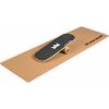 BoarderKING Indoorboard Classic, balančná doska, podložka, valec, drevo/korok, červená (FIA2-BalancedBoard)