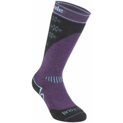 Bridgedale Hike Bridgedale Ski Midweight+ dámské ponožky | dark purple | S