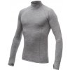 SENSOR Merino Bold Roll Neck Cool Gray pánske tričko - S