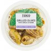 Tesco Grilované marinované vykôstkované zelené olivy s cesnakom a bylinami 90 g