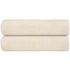 VidaXL Uteráky do kúpeľne, 2 ks, krémové, 70x140 cm, bavlna 100 %