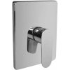 Mereo Sprchová podomietková batéria bez prepínača, Viana, Mbox, hranatý kryt, chróm CBE60105C
