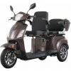 Gelis Elektrický tříkolový vozík CROSS PREMIUM DUO Barva: Hnědá