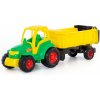 Mega Veľký Traktor s návesom zelený 8PL0445