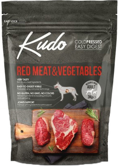 KUDO LG Adult Medium Maxi Red Meat 3 kg