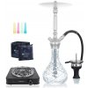 Aladin Alux M5 Silver 54cm Shisha SET