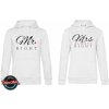 Kapucové mikiny MR right & MRS always right