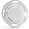 Retro univerzálny stmievač pre LED 3-80W, 7-200W/VA, biely duroplast (THPG)