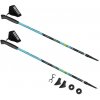 Spokey MEADOW II Palice Nordic Walking 2-dielne, systém anti-shock, čierno-modré so zelenou