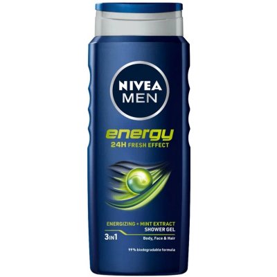 NIVEA Men Sprchovací gél pre mužov Energy 500 ml