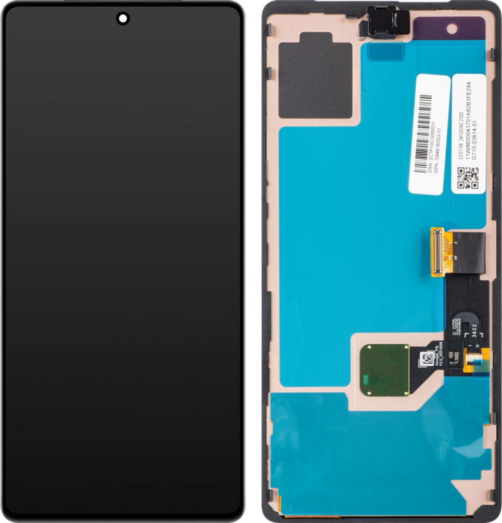 LCD Displej + Dotykové sklo Google Pixel 7a