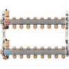 FERRO Rozdeľovač nerez s regulačnými mechanickými ventilmi 8 okruhov SN-RO08S