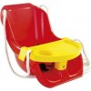 Paradiso Toys hojdacie sedadlo 2v1 červená/žltá