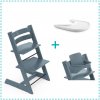 Stokke Tripp Trapp Fjord Blue + Babyset + Pultík