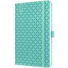 Diár, A5, týždenný, 2026, tvrdá obálka, SIGEL Jolie, aqua zelený