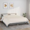 Deka VidaXL bavlna 220 cm x 260 cm béžová
