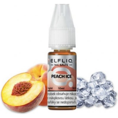 Elf Bar Elfliq Salt Peach Ice 10 ml 20 mg