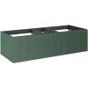 Elita Soho Slim skrinka 120x45.3x31.8 cm závesná kúpeľňová skrinka pod umývadlo zelená RE081204047010