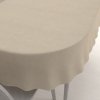Biante Oválny obrus/imitácia brúsenej kože Alcantara ALC-007 Krémovo béžový 100x140 cm