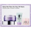 Clinique Take the Day Off Cleansing Balm : odličovací balzám Take the Day Off 125 ml + tekuté mýdlo na obličej All About Clean Facial Soap Mild 30 ml + pleťový krém Moisture Surge 100H 15 ml