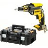 Aku bezuhlíkový skrutkovač na sadrokartón DeWALT DCF620NT 18V, bez aku + kufor DCF620NT