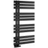 Kúpeľňový radiátor, vodný Sapho 395 W 500 x 972 mm, čierny