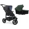 TFK Mono3 2v1 Premium Black Combi carrycot + Seat unit Nafukovacie kolesá Hlboká vanička Olive