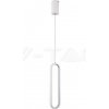 Dizajnové LED závesné svietidlo 13W 3000K 1500lm 40CM biela VT-7829 (V-TAC)