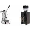 La Pavoni Europiccola Lusso + Eureka Mignon Zero, BL black