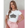 Dámske tričko BLINGESSO Dstreet RY2877 Farba: Biela, Veľkosť: L/XL