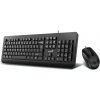 GENIUS klávesnice s myší KM-160, Drátový set USB, Copilot, černý, CZ+SK layout 31330001433