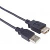 PremiumCord kupaa2bk USB 2.0, prodlužovací, A-A, 2m, černý