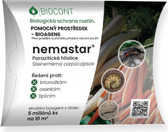 BioTomal Nemastar parazitické hlístice proti krtonožkám, siatniciam a tipuliam