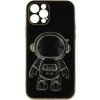 JELLY CASE ASTRONAUT SAMSUNG A52 čierne zadné púzdro na mobilný telefón (Gumené silikónové púzdro JELLY CASE)