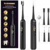 Elektrická zubná kefka Heckermann sonická akumulátorová + 4 náhradné hlavice