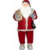 Dekorácia MagicHome Vianoce, Santa, červený, 120 cm