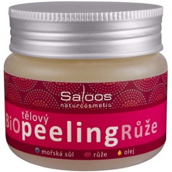 Saloos Bio telový peeling Ruže140 ml