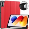 VSETKONAMOBIL 126851 LEATHER Zaklápací kryt pre Xiaomi Redmi Pad 2 Pro červený