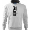 Hero, Legend, King x Queen 1974 - Mikina pánska Cape s kapucňou - 3XL ( Biela )